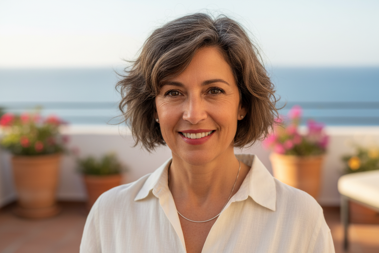 mujer 55 años española pelo corto